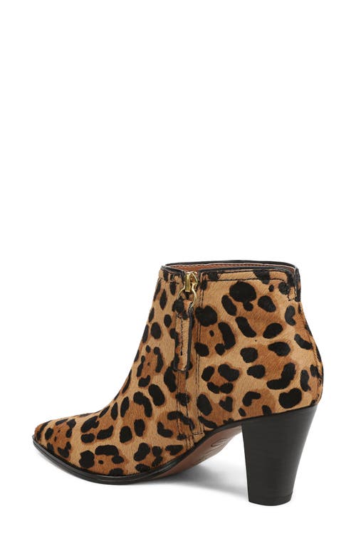 Franco Sarto Josiah Genuine Calf Hair Bootie In Animal Print