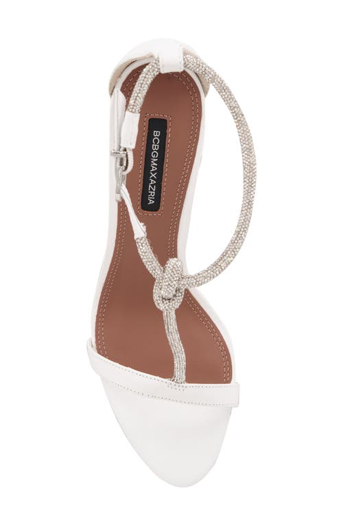 Bcbg Max Azria Trinnia T-strap Sandal In White