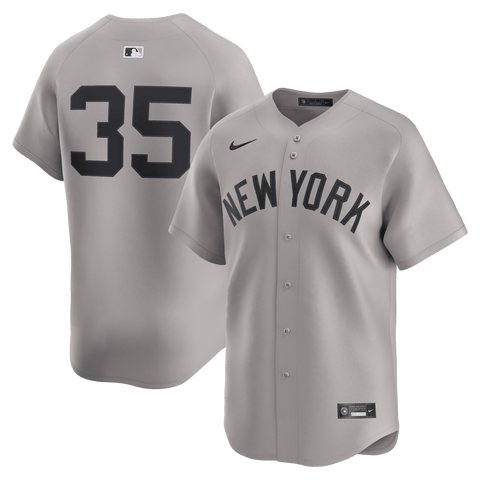 Men's Nike Cody Bellinger Gray New York Yankees Road Limited Player Jersey