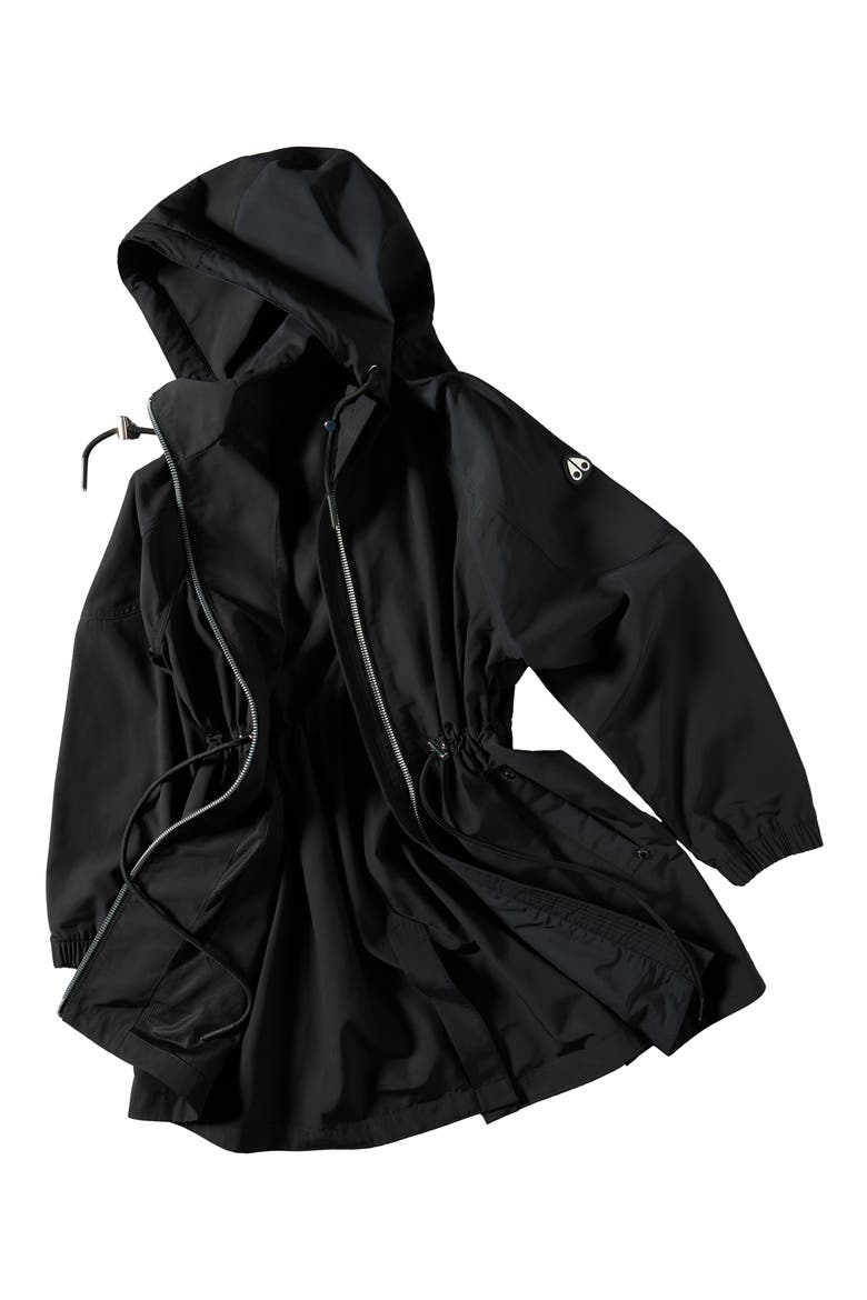 Elevate 3Q Water Repellent Rain Jacket, Alternate, color, BLACK
