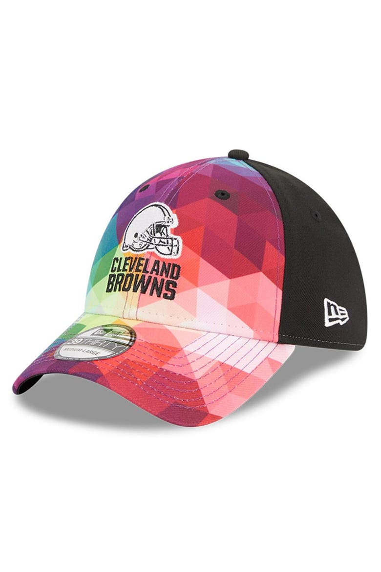Men's New Era  Pink Cleveland Browns 2023 NFL Crucial Catch 39THIRTY Flex Hat, Main, color, Pink