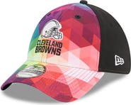 New Era Men's New Era Pink Cleveland Browns 2023 NFL Crucial Catch 39THIRTY Flex Hat