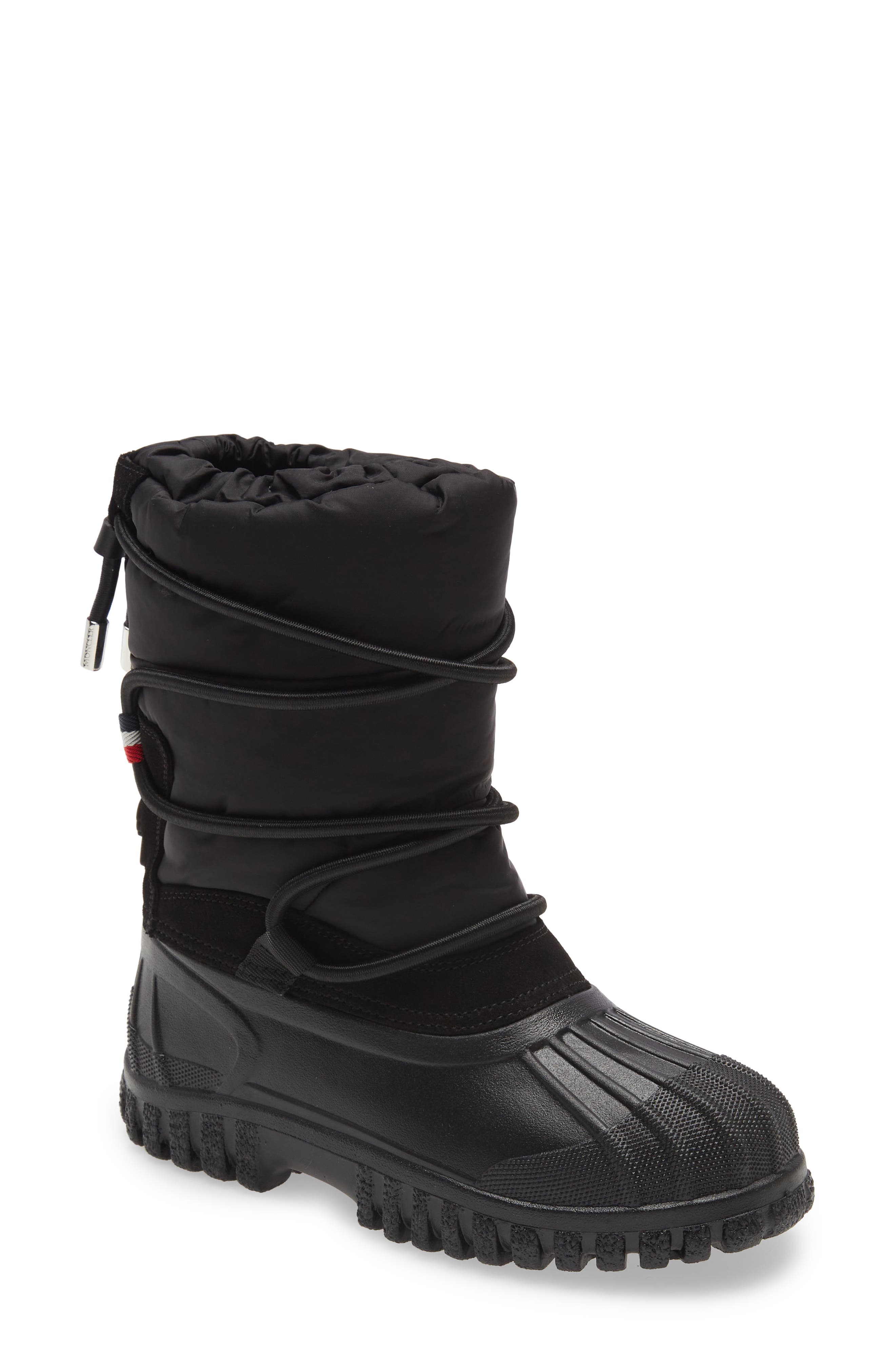 Moncler Chris Faux Fur Lined Waterproof Snow Boot, Main, color, 