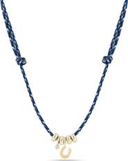 Zoë Chicco Paracord Horseshoe Charm Necklace