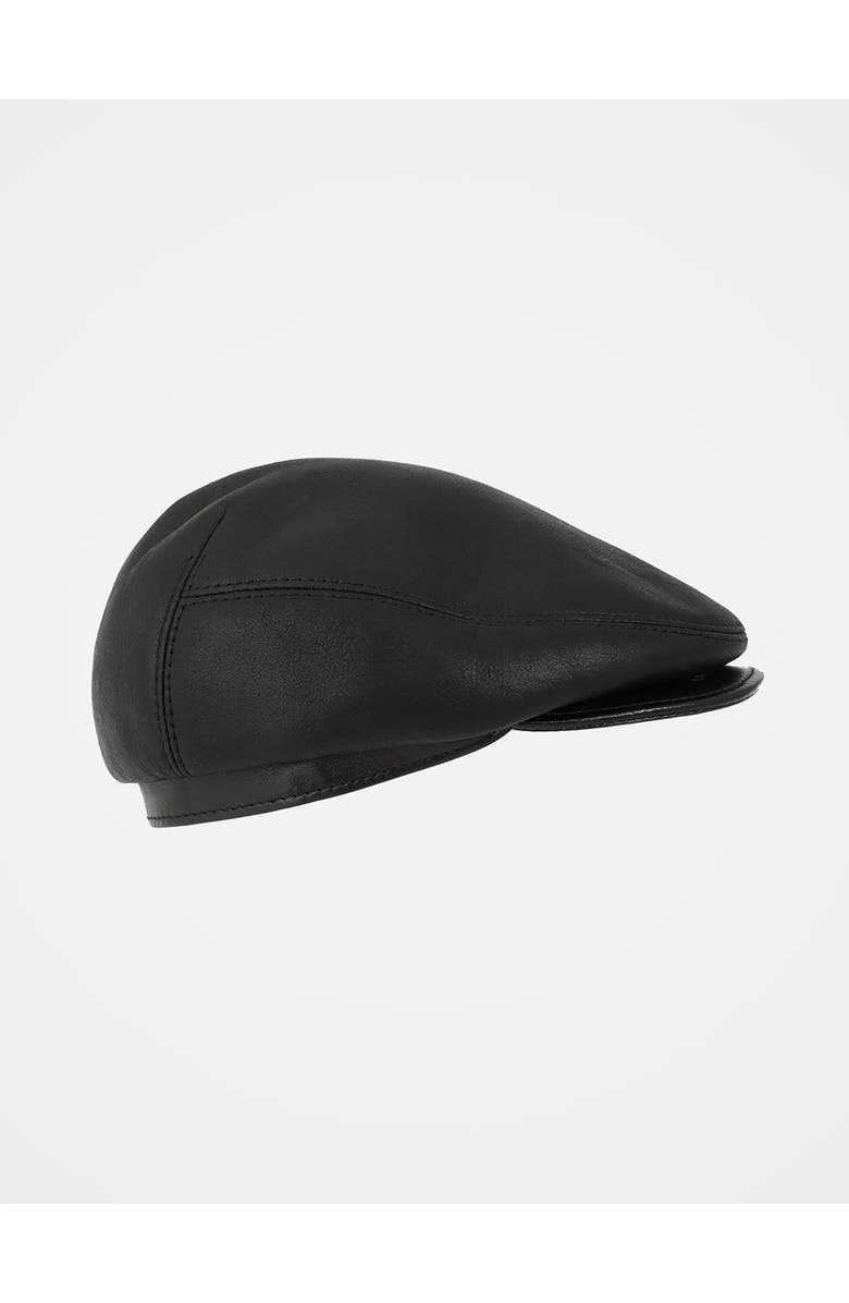 Celtic & Co. Flat Cap, Main, color, Black