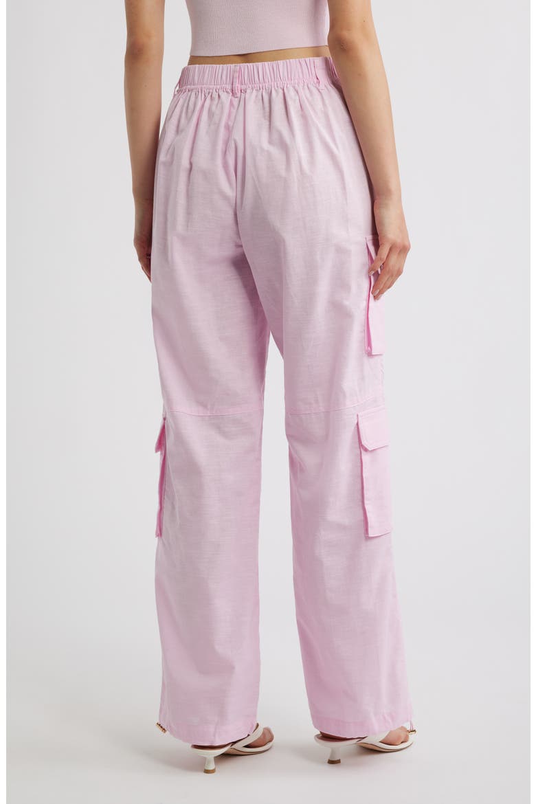 Relaxed Cargo Pants, Alternate, color, POCKET PINK