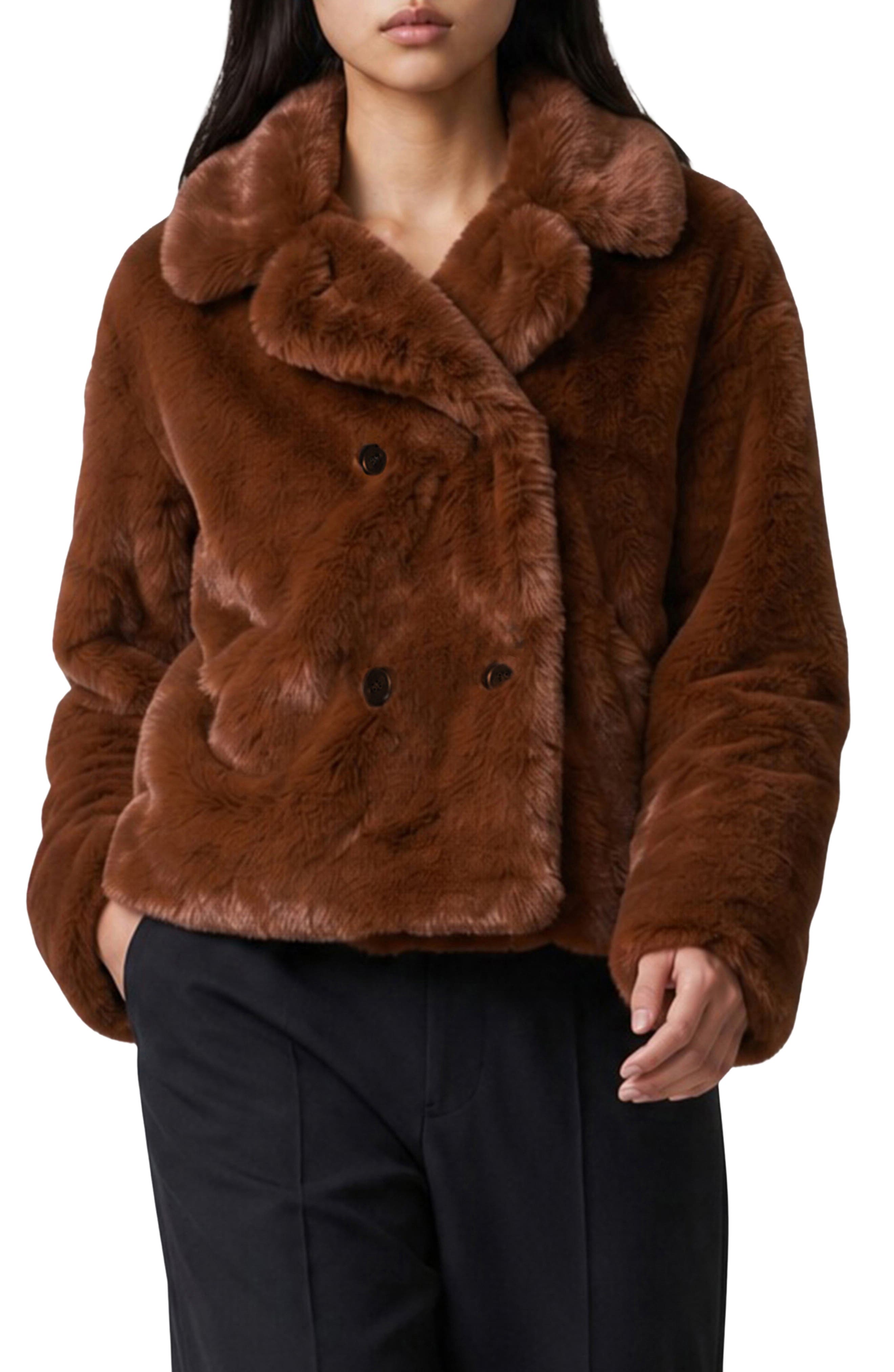 Push Faux Fur Coat