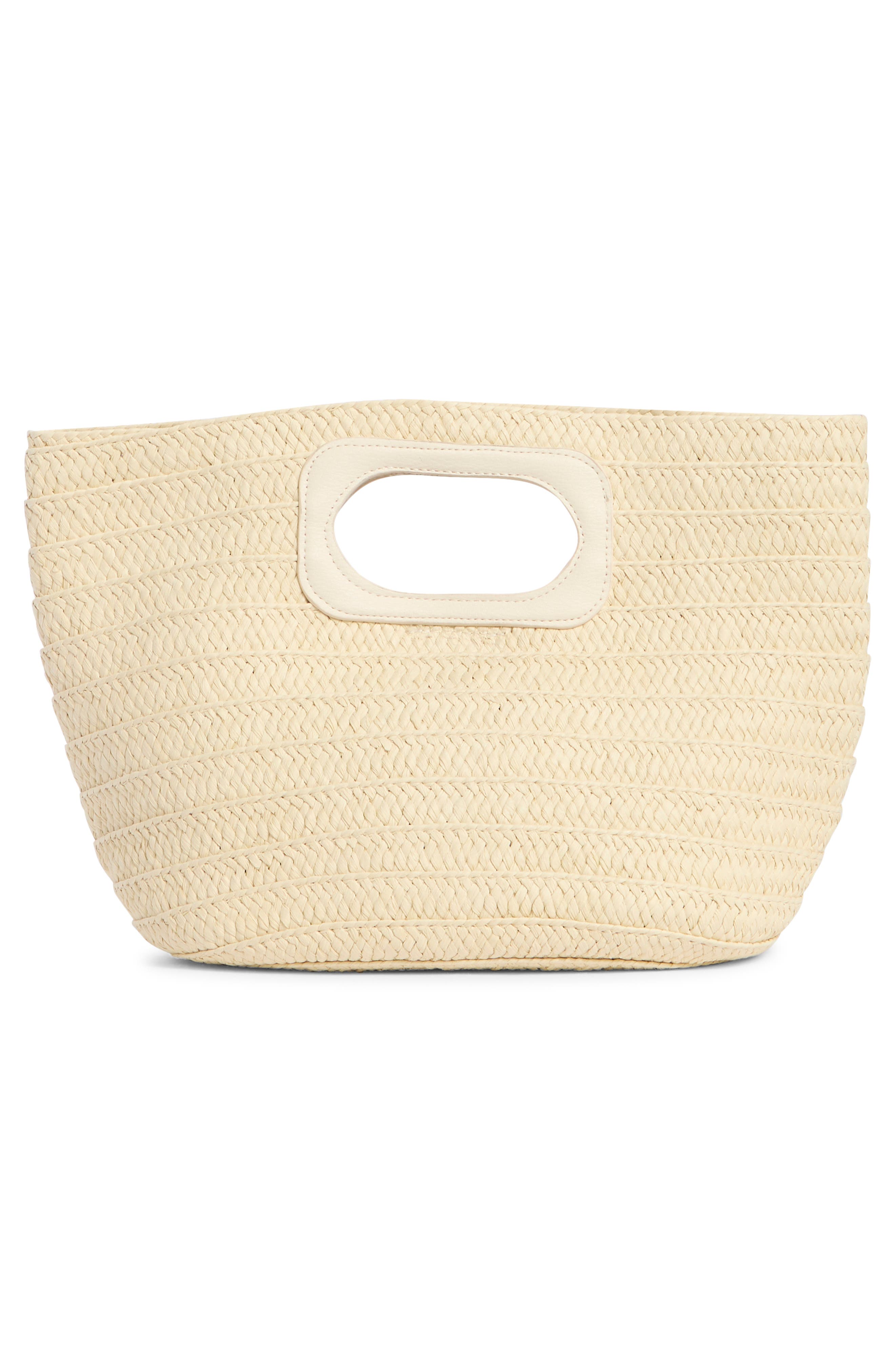 Collection XIIX Raffia Basket Tote Bag, Alternate, color, Natural