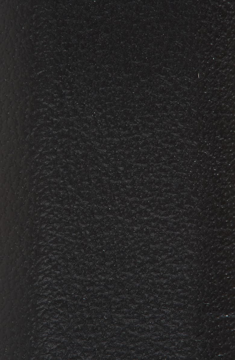 Versace Safety Pin Leather Belt, Alternate, color,