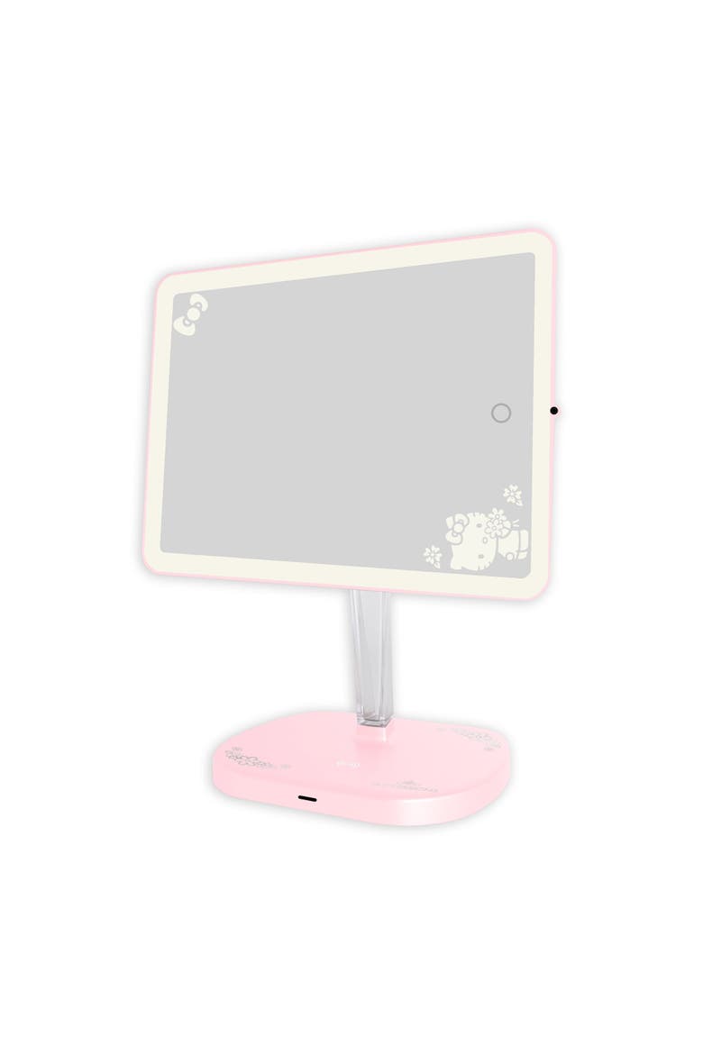 Hello Kitty Touch Pro 2.0 LED Makeup Mirror with Qi Charging Base, Alternate, color, Pink
