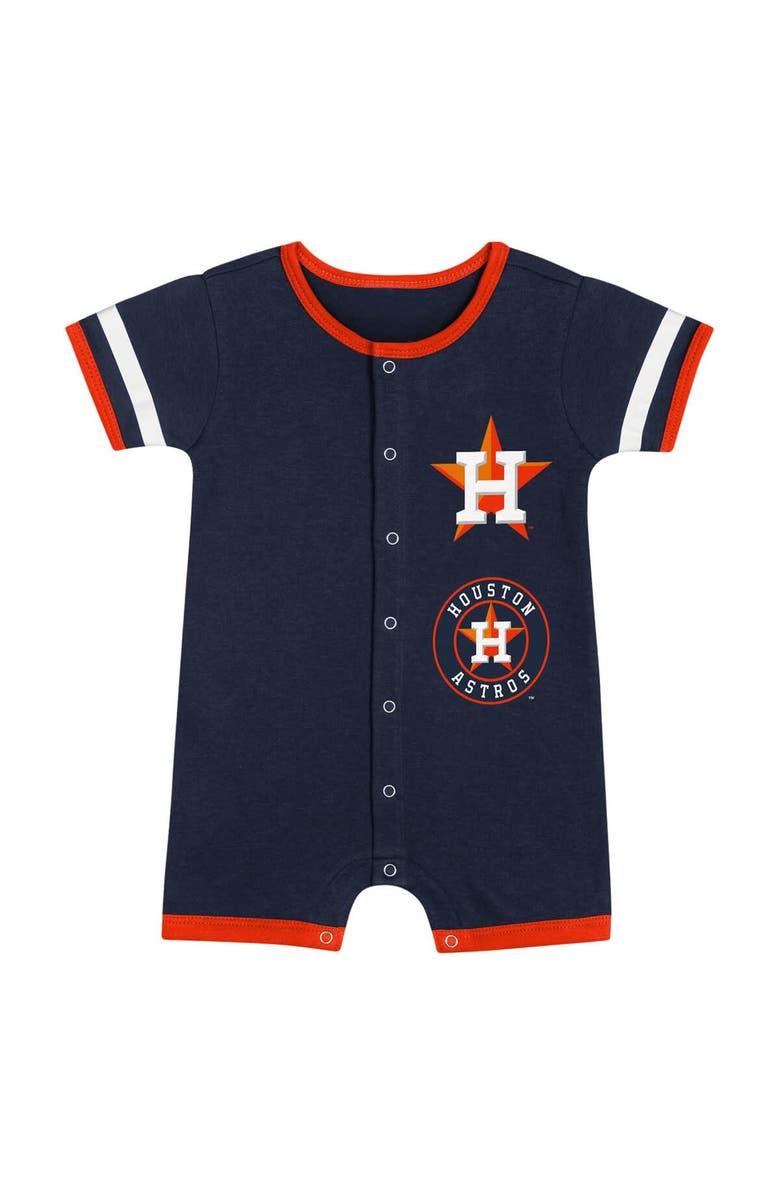 Outerstuff Newborn  Navy Houston Astros Double Hit Coveralls, Alternate, color, 