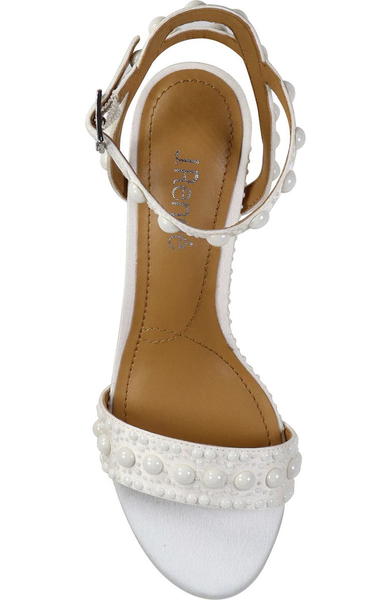 J. Reneé Rulata Ankle Strap Sandal, Alternate, color, White