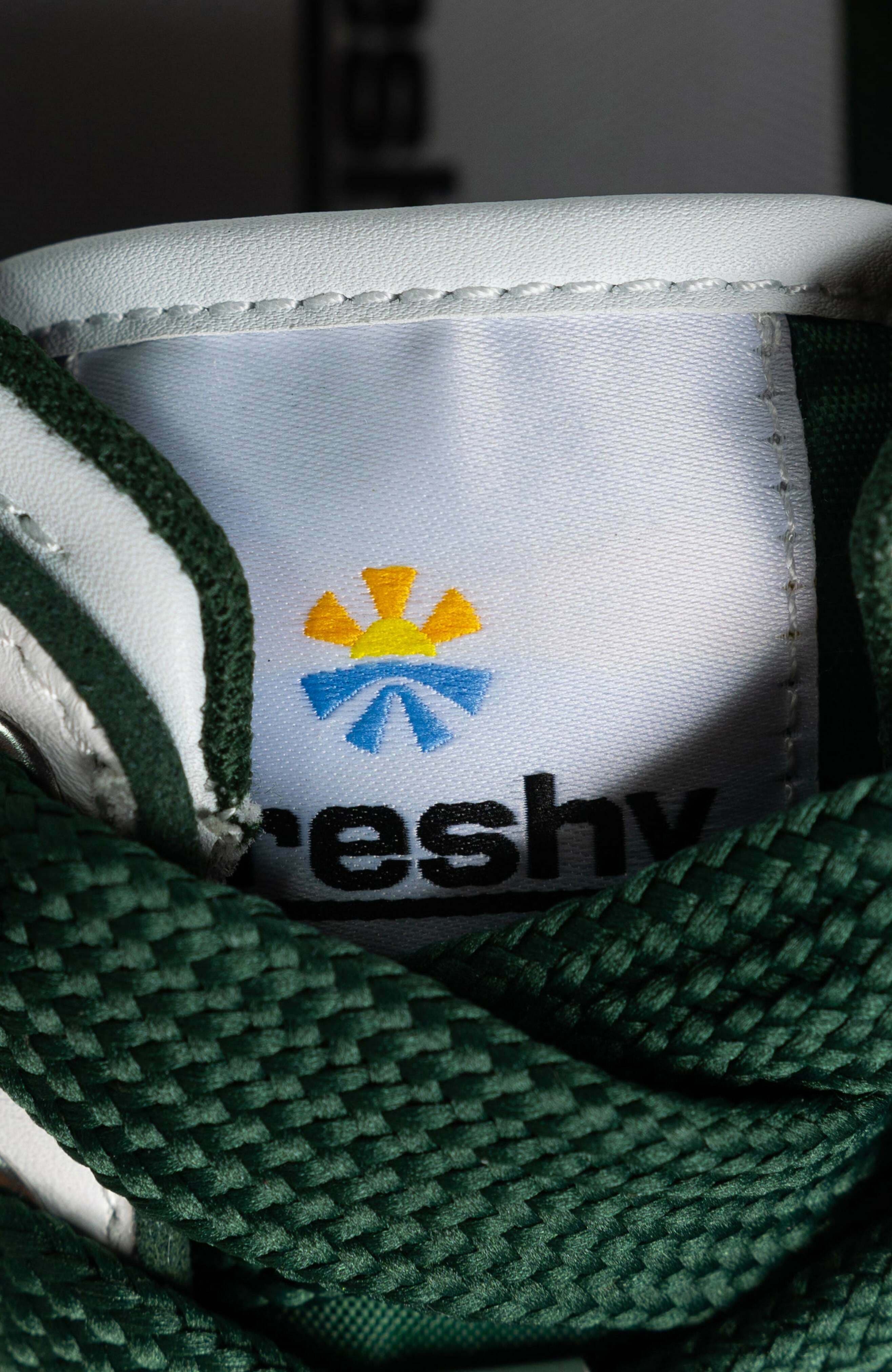 Freshy Steezy Lites Sneaker, Alternate, color, White/Green