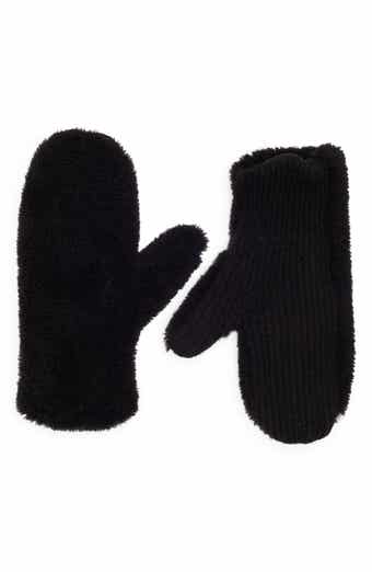 BCBG Faux Shearling Mittens
