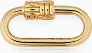 Oradina 14K Gold Connect Me Quilt Oval Clasp