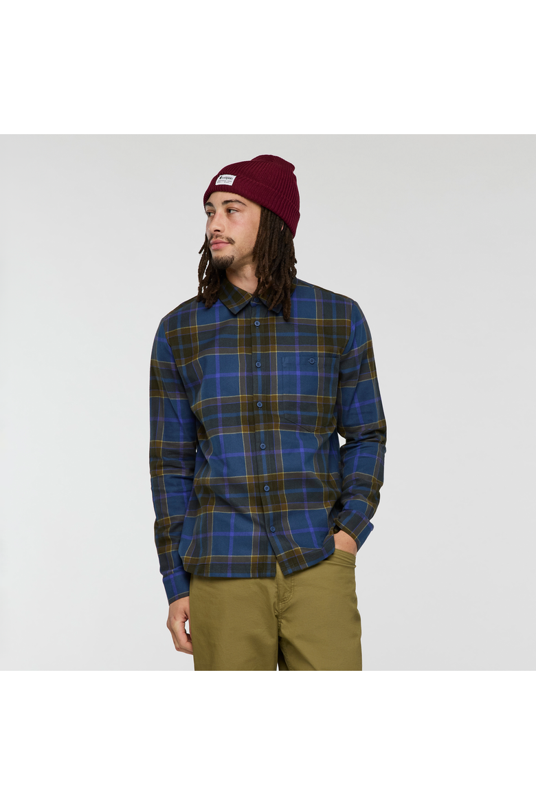 Quedo Flannel Shirt - Men's, Main, color, Deep Sea Plaid