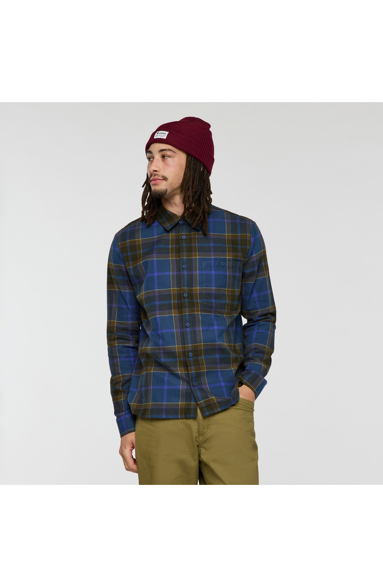 Cotopaxi Quedo Flannel Shirt - Men's, Main, color, Deep Sea Plaid