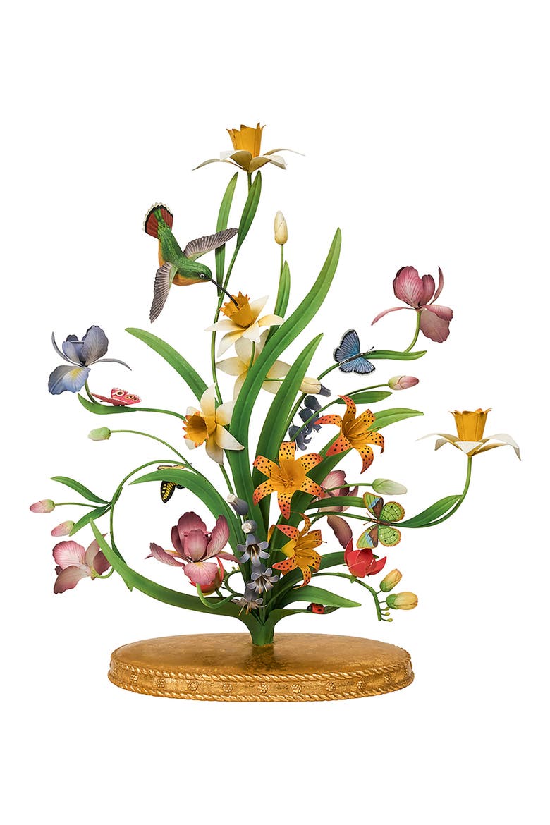 Meadow Walk Bouquet Centerpiece, Main, color, MULTI ORANGE