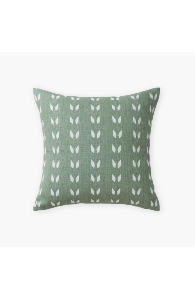 Banyan & Birch Terra Pure Linen Throw Pillow Cover, Main, color, Sage Green