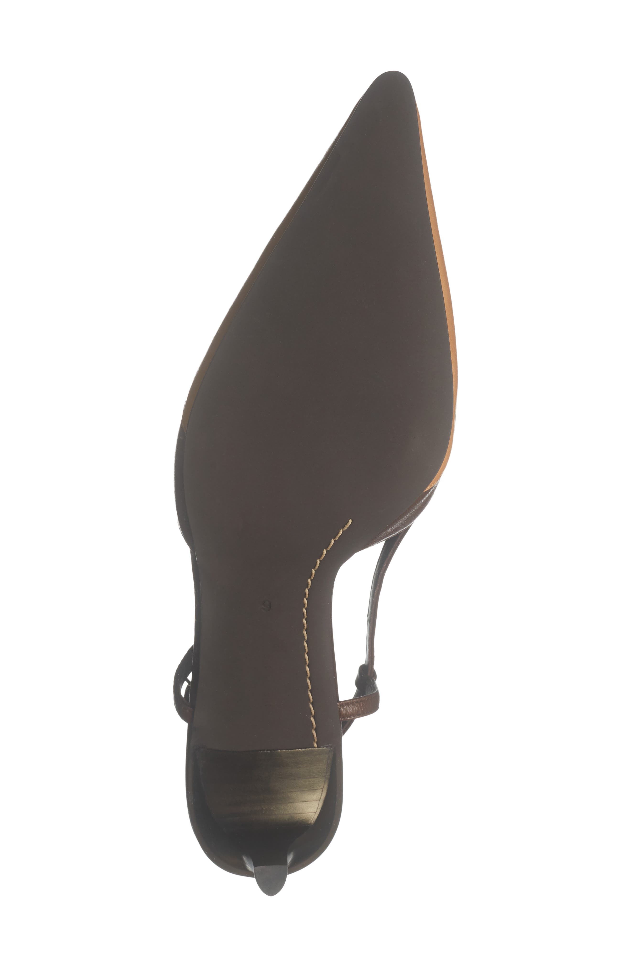 Booshky Slingback Pointed Toe Pump, Alternate, color, BROWN TAN COMBO