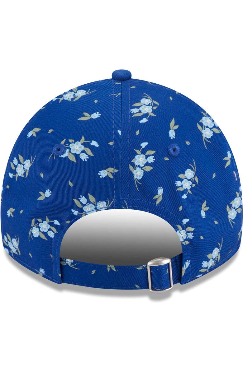 New Era Youth New Era Royal Kansas City Royals Bloom 9TWENTY Adjustable Hat, Alternate, color, 