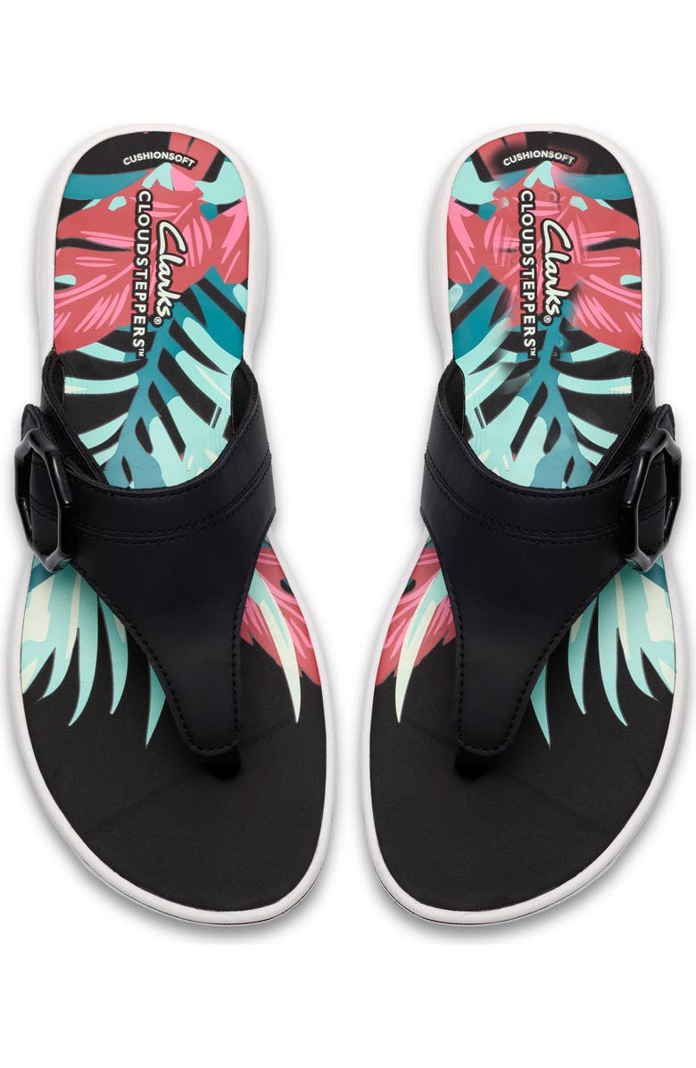 Clarks<sup>®</sup> Breeze Cove Flip Flop, Alternate, color, Black