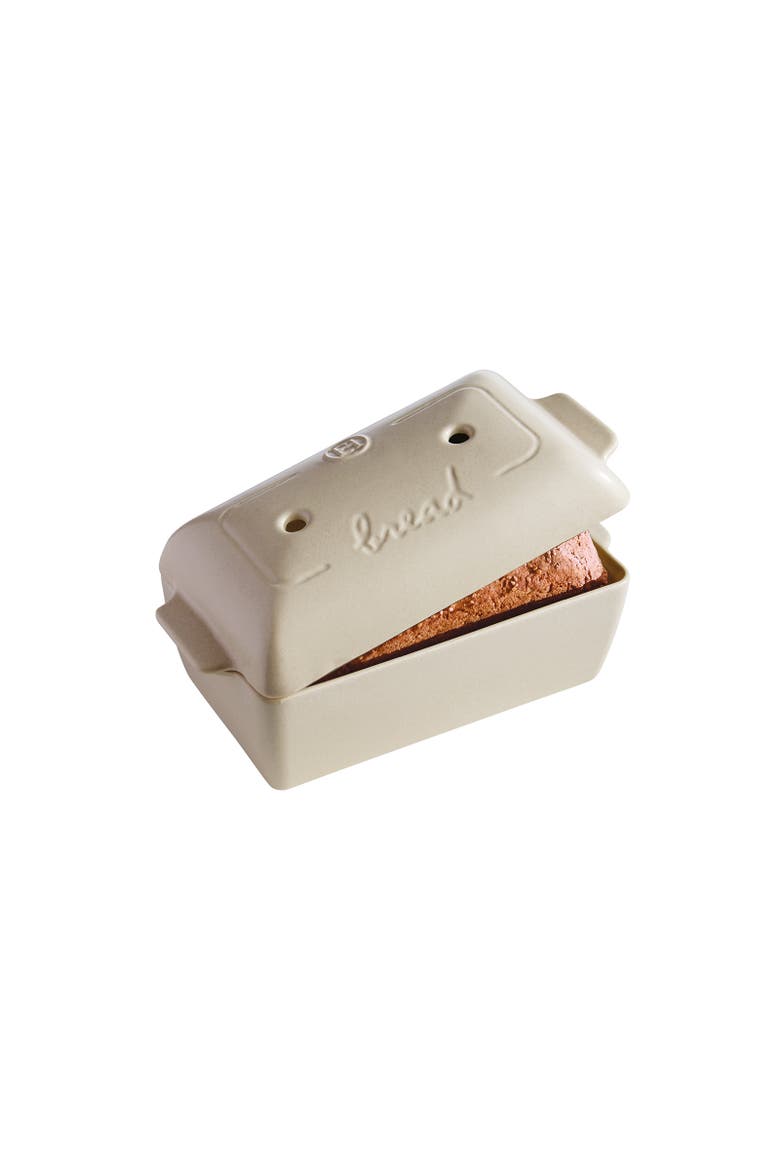 Bread Loaf Baker With Lid, Main, color, Linen