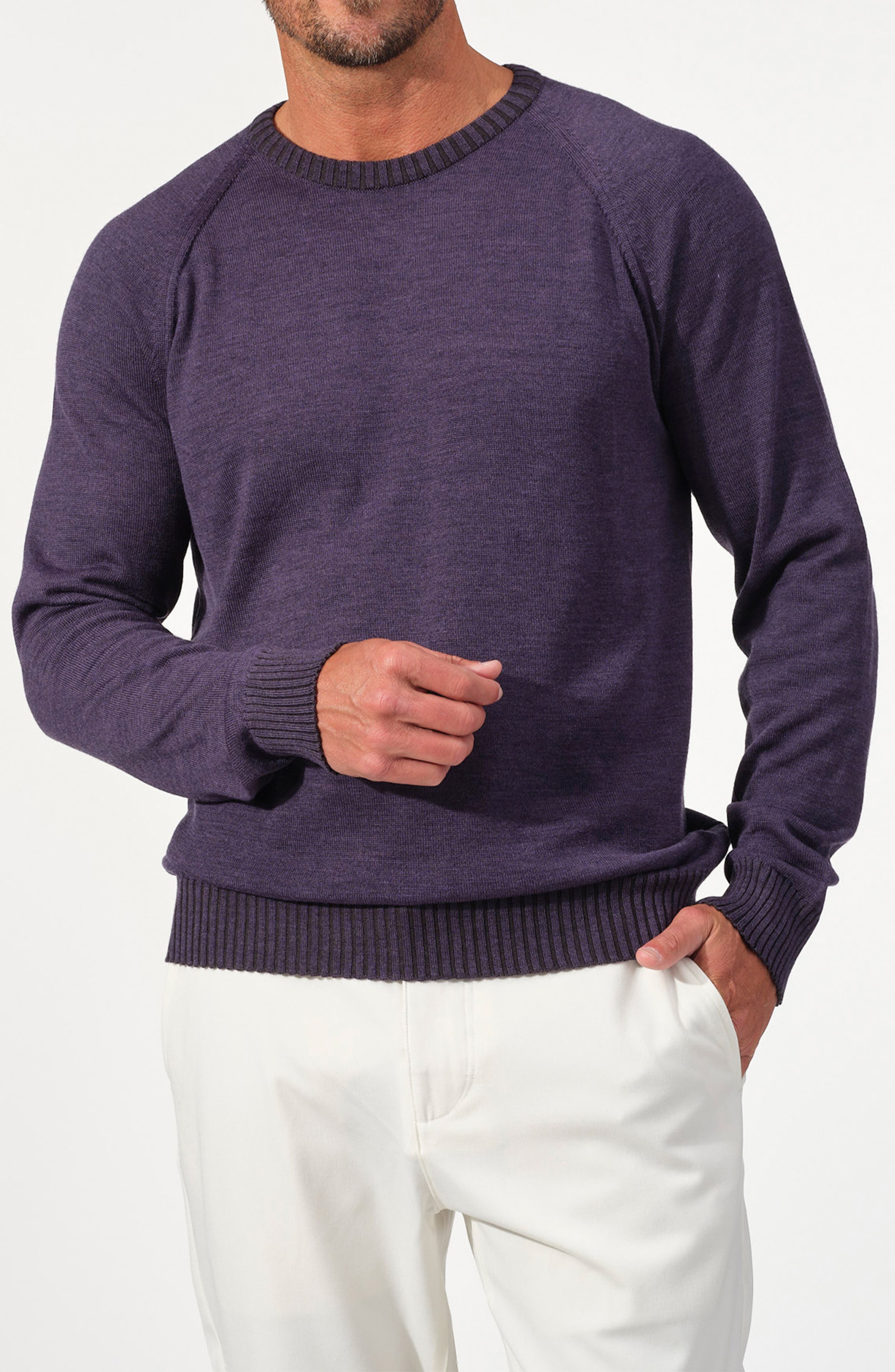 Valmont Merino Wool Knit Sweater