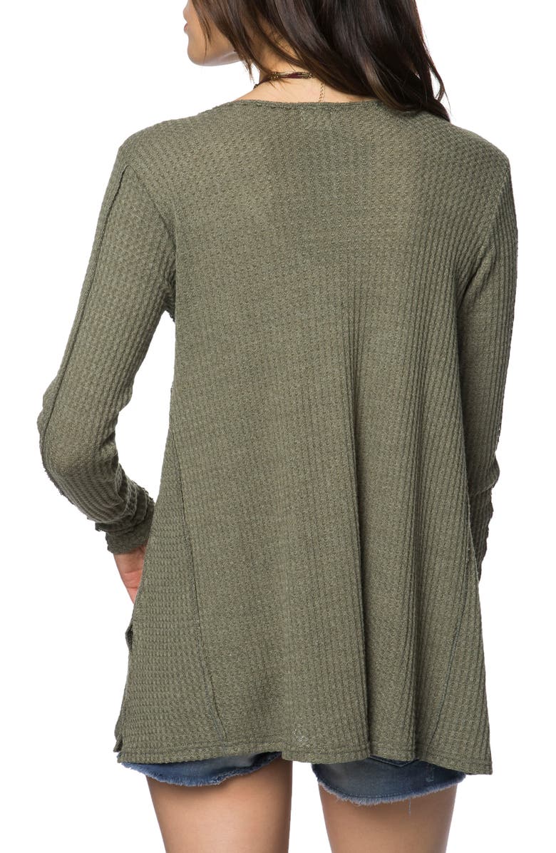 O'Neill Mickey Waffle Knit Top, Alternate, color,