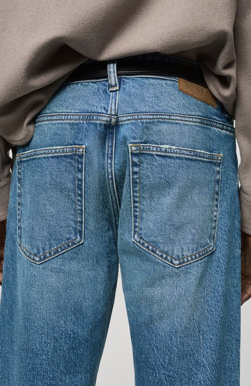 Mango Ben Tapered Jeans In Medium Blue