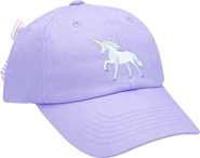 Bits & Bows Rainbow Unicorn Twill Bow Baseball Hat