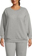 Lands' End Serious Sweats Relaxed Long Sleeve Crew Neck Sweatshirt