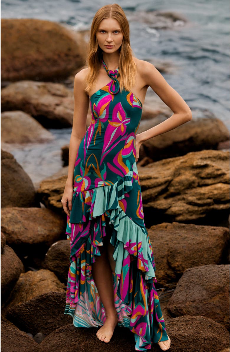 PatBO Aljezur Collar Dress, Alternate, color, 