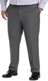 Michael Kors Big & Tall Transitional Check Suit Pants