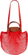 Longchamp Le Pliage Filet Knit Shoulder Bag