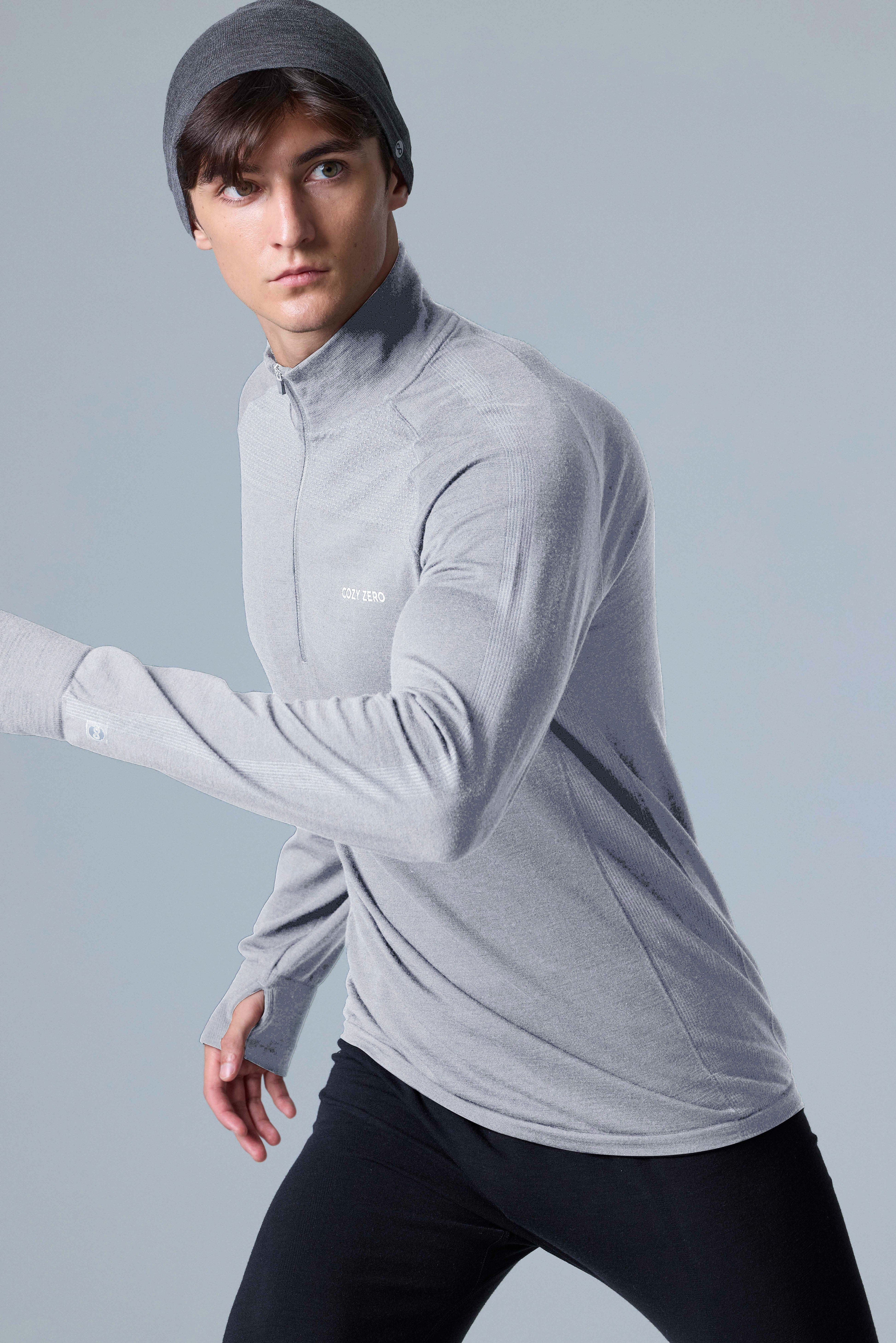 Tech Merino Classic Fit Half Zip Long Sleeve Base Layer - image 4
