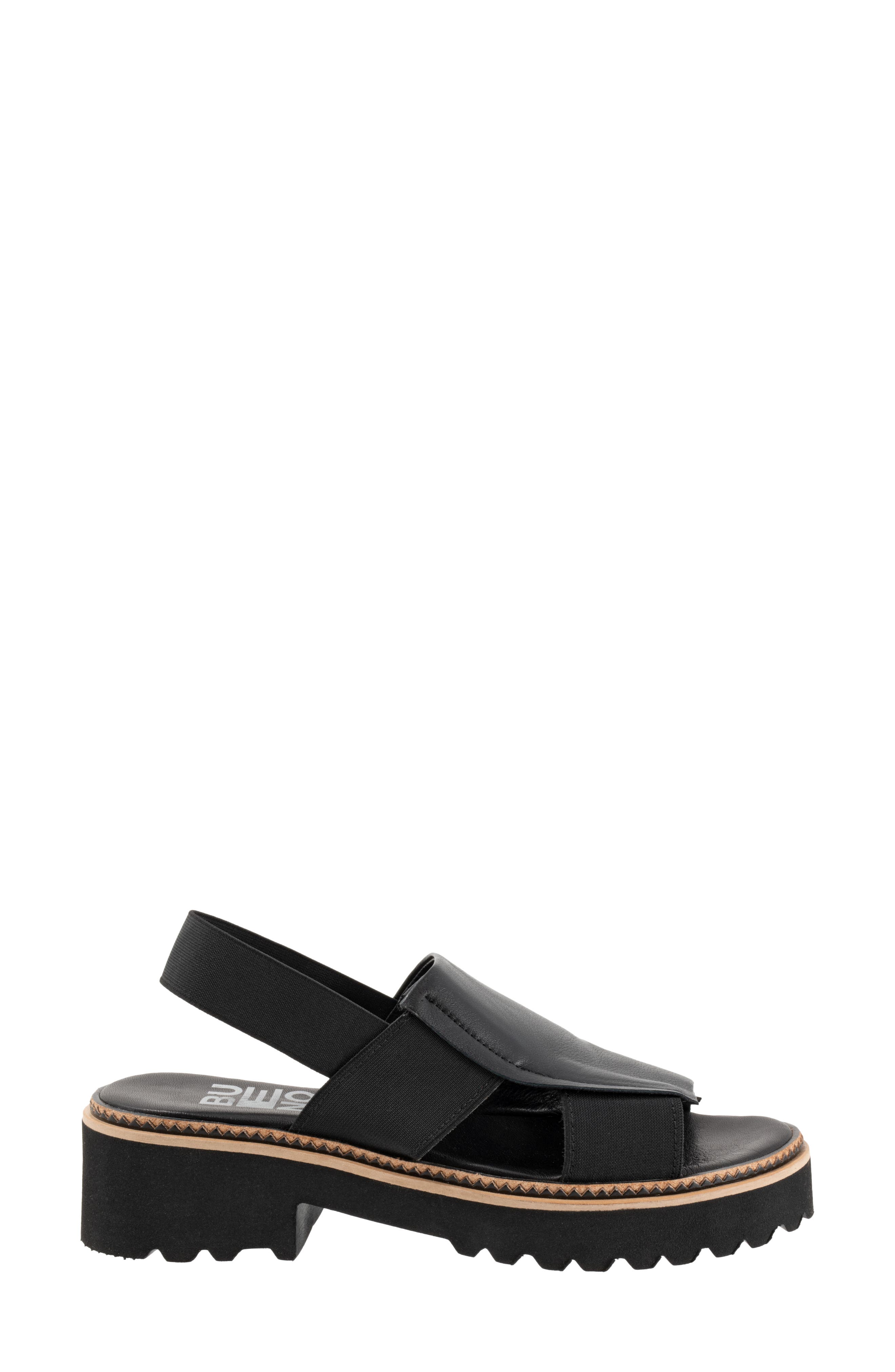 Bueno Amy Slingback Platform Sandal, Alternate, color, Black