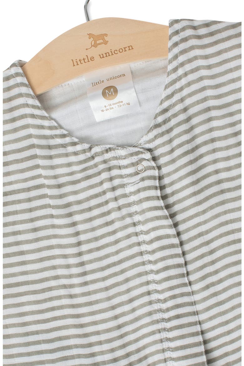 Cotton Muslin Wearable Blanket, Alternate, color, GREY STRIPE