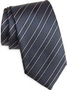 Brioni Stripe Jacquard Silk Tie