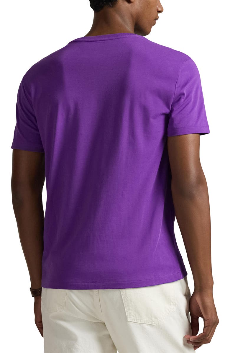 Polo Ralph Lauren Classic Fit Jersey Crewneck T-Shirt, Alternate, color, Cabana Purple/ C5223