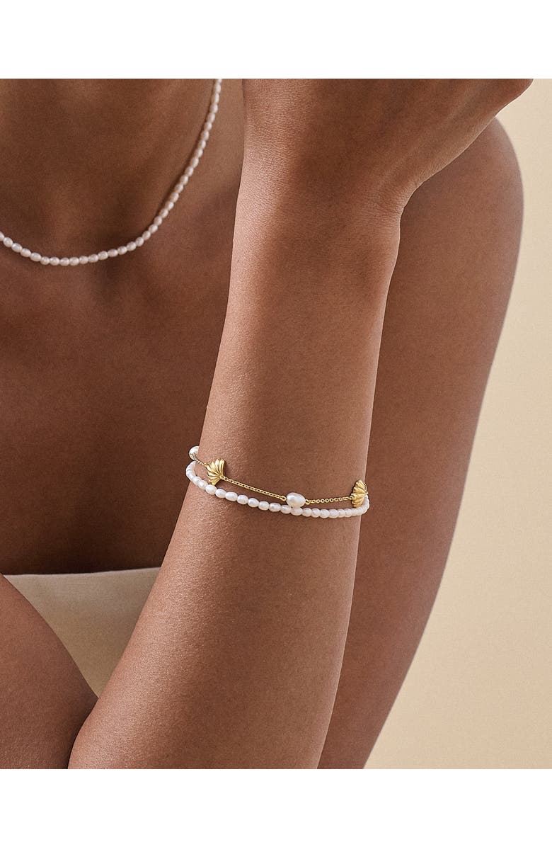 Edge of Ember Marine Pearl Charm Bracelet, Alternate, color, Marine Pearl