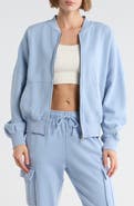 YOGALICIOUS Washed Fleece Zip Sweatshirt