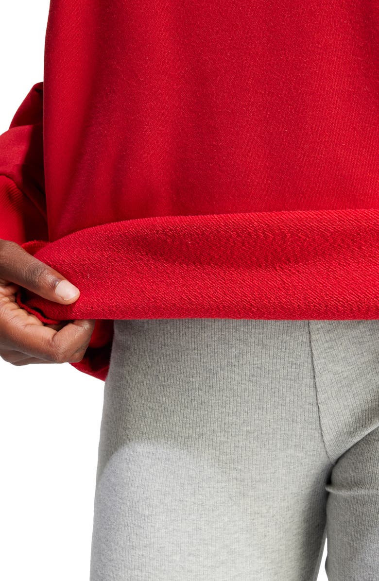 adidas Adicolor Trefoil Oversize Hoodie, Alternate, color, 