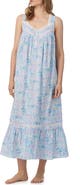 Eileen West Floral Print Cotton Lawn Ballet Nightgown