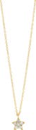 Bony Levy Simple Obsession 18K Yellow Gold Pavé Diamond Star Pendant Necklace