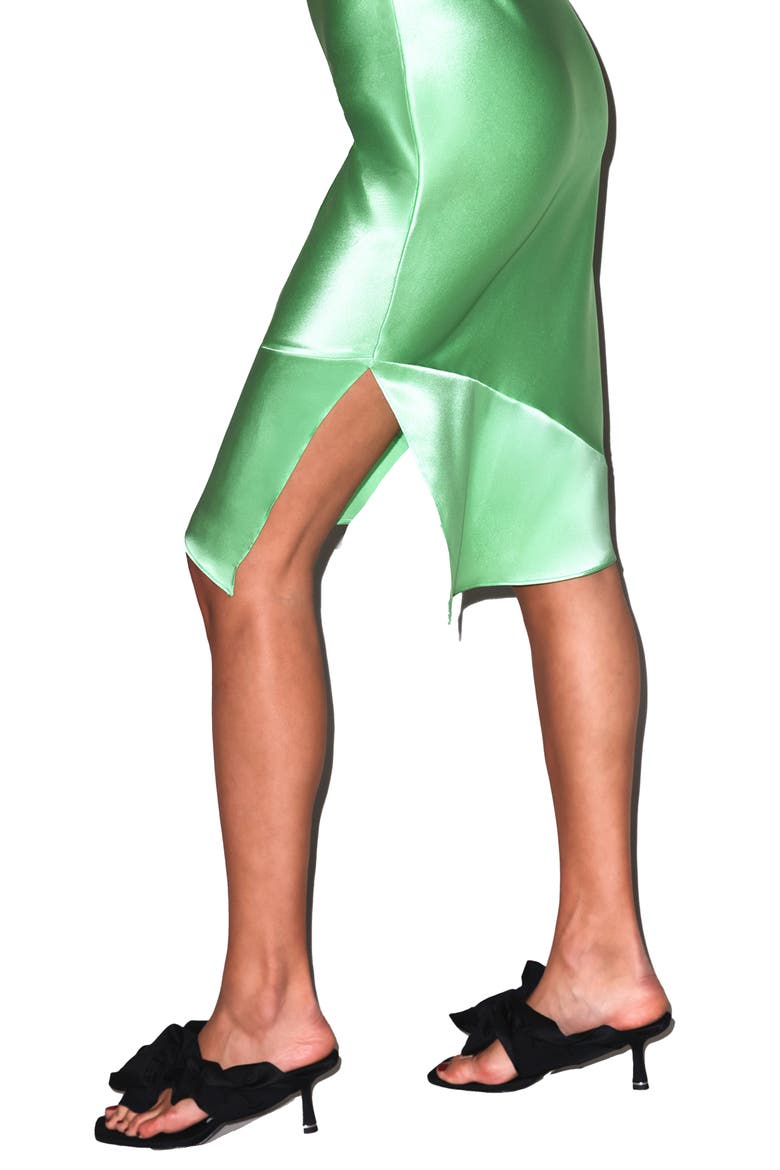 V-Neck Slip, Alternate, color, Pastel Lime
