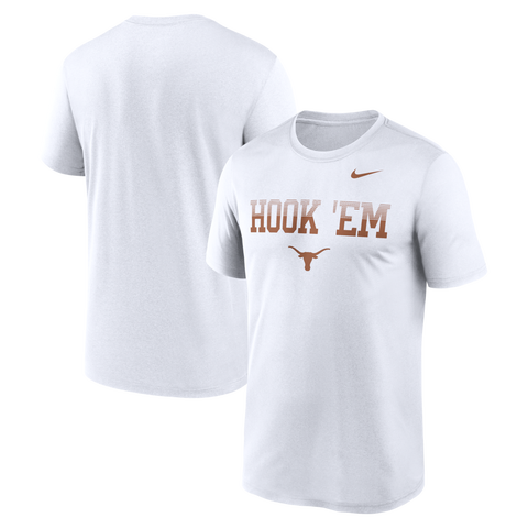 Men's Nike White Texas Longhorns Primetime Legend Kinetic Mantra Dri-FIT T-Shirt