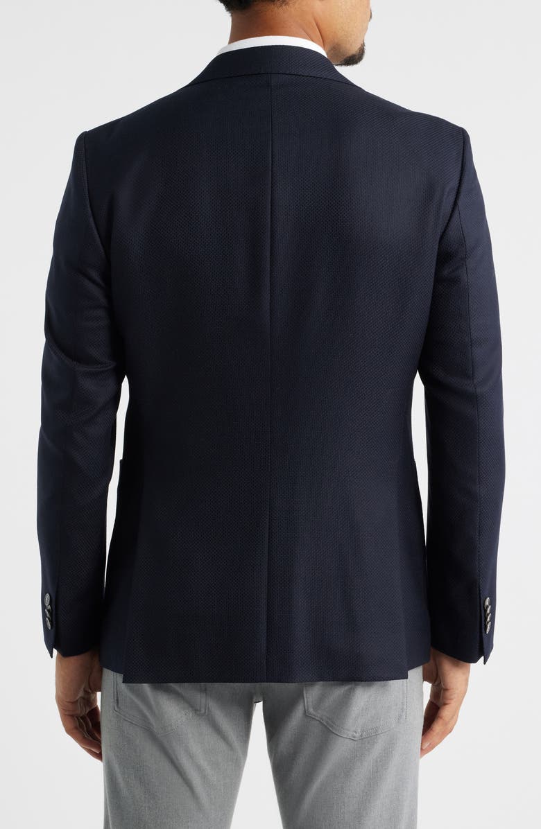 BOSS Huston Slim Fit Virgin Wool Sport Coat, Alternate, color, Dark Blue