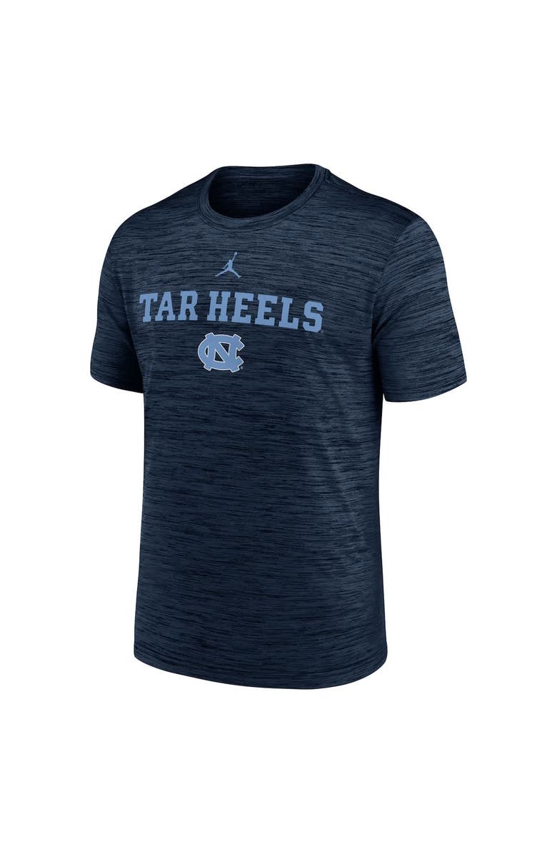 Jordan Brand Men's Jordan Brand Navy North Carolina Tar Heels 2025 Sideline Velocity Performance T-Shirt, Alternate, color, Navy