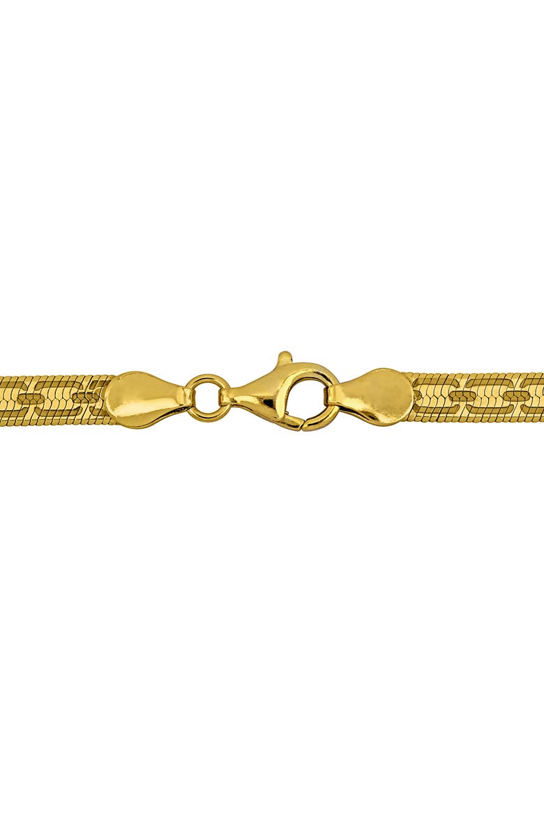 DELMAR Fancy Herringbone Chain Necklace, Alternate, color, 